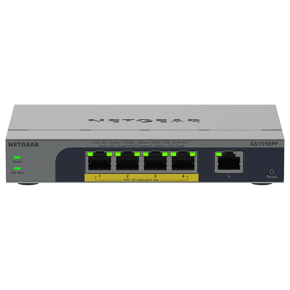 Netgear Easy Smart GS105EPP - Switch 5 ports PoE+