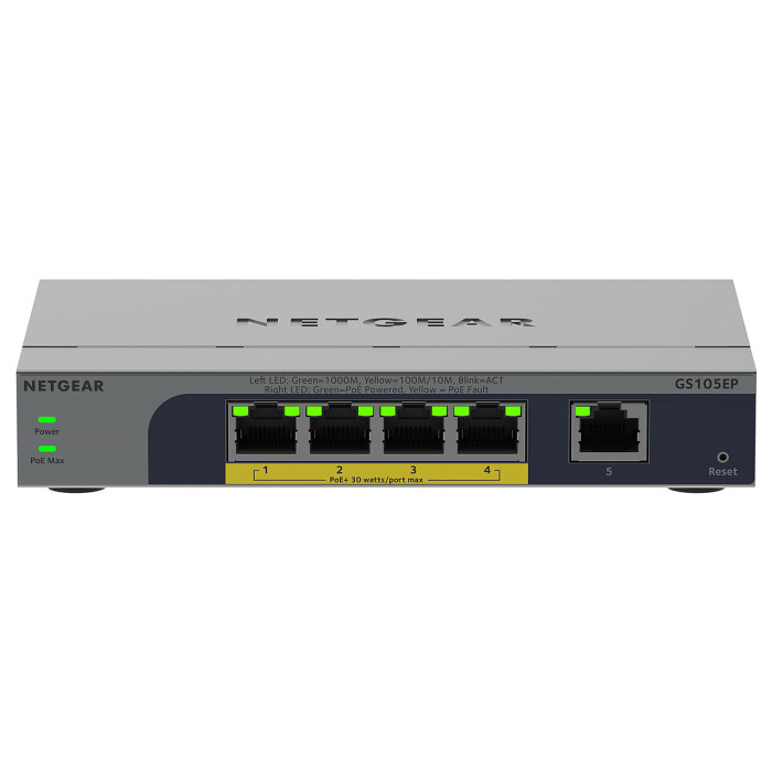 Switch Netgear Easy Smart GS105EP - 5 Ports PoE+