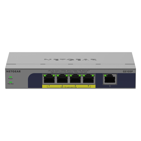 Switch Netgear GS105P 5 ports PoE+