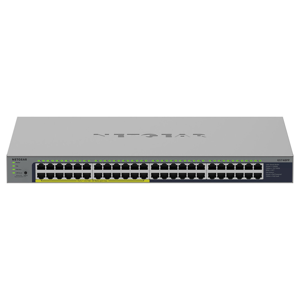 Netgear Smart Switch GS748PP - 48 Ports PoE+