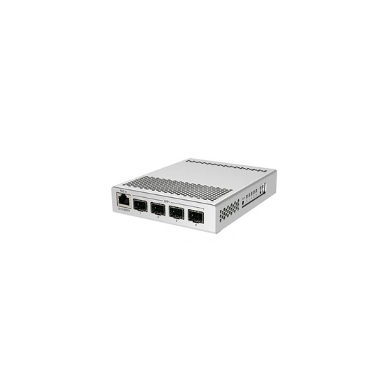 CRS305-1G-4S+IN - Commutateur - 4 x SFP+ + 1 x 10/100/1000 (PoE) - de bureau - PoE+ - Tension CC