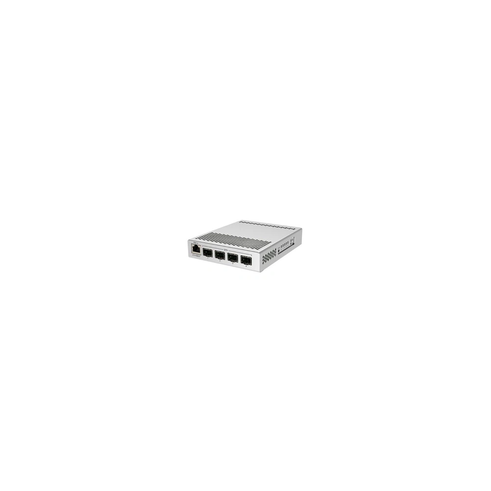 CRS305-1G-4S+IN - Commutateur - 4 x SFP+ + 1 x 10/100/1000 (PoE) - de bureau - PoE+ - Tension CC