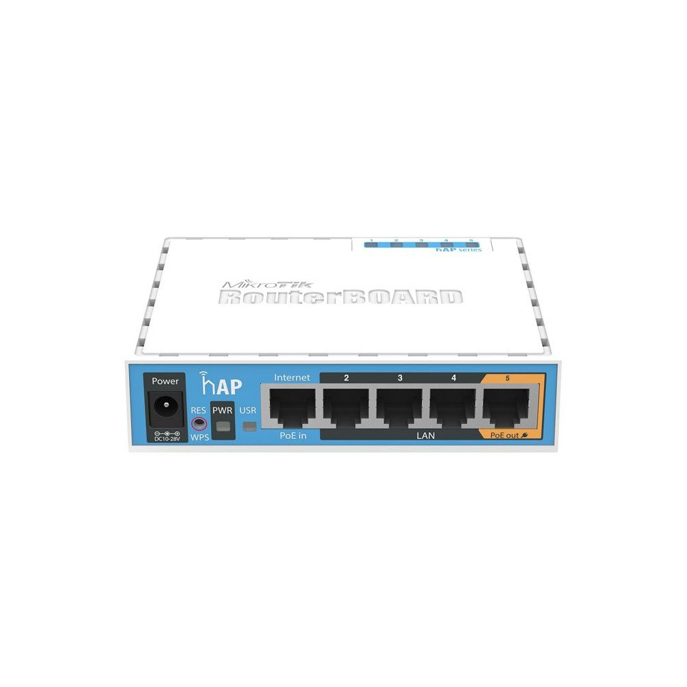 Cloud Router Switch MikroTik hAP 2.4GHz PoE Blanc