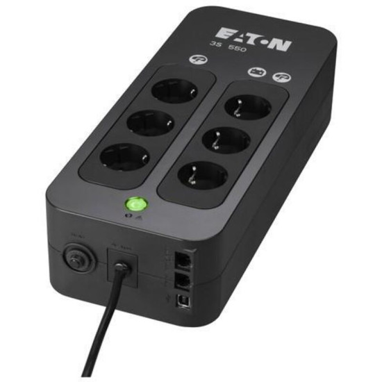 Eaton 3S 550 DIN Onduleur Noir 330 W Bureau