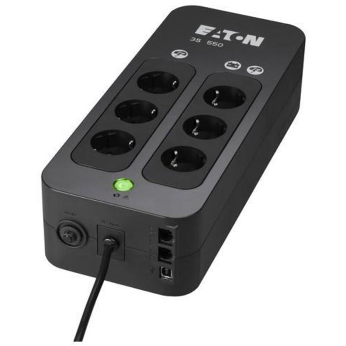 Eaton 3S 550 DIN Onduleur Noir 330 W Bureau