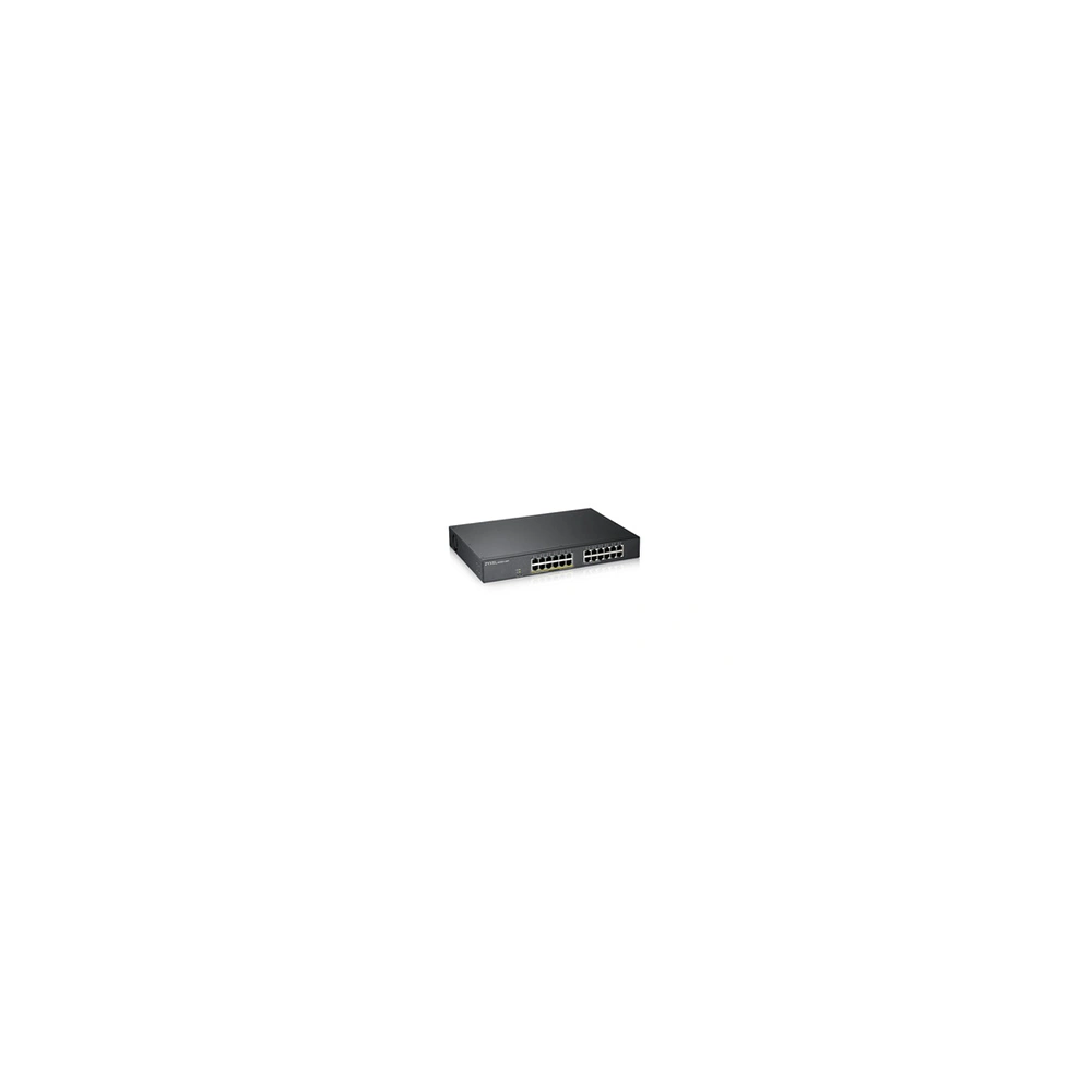 GS1900-24EP - Commutateur - intelligent - 24 x 10/100/1000 (12 PoE) - Montable sur rack, fixation murale - PoE (130 W)