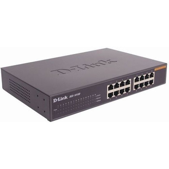 D-Link Switch 16 ports 10/100 Mbps - DES-1016D