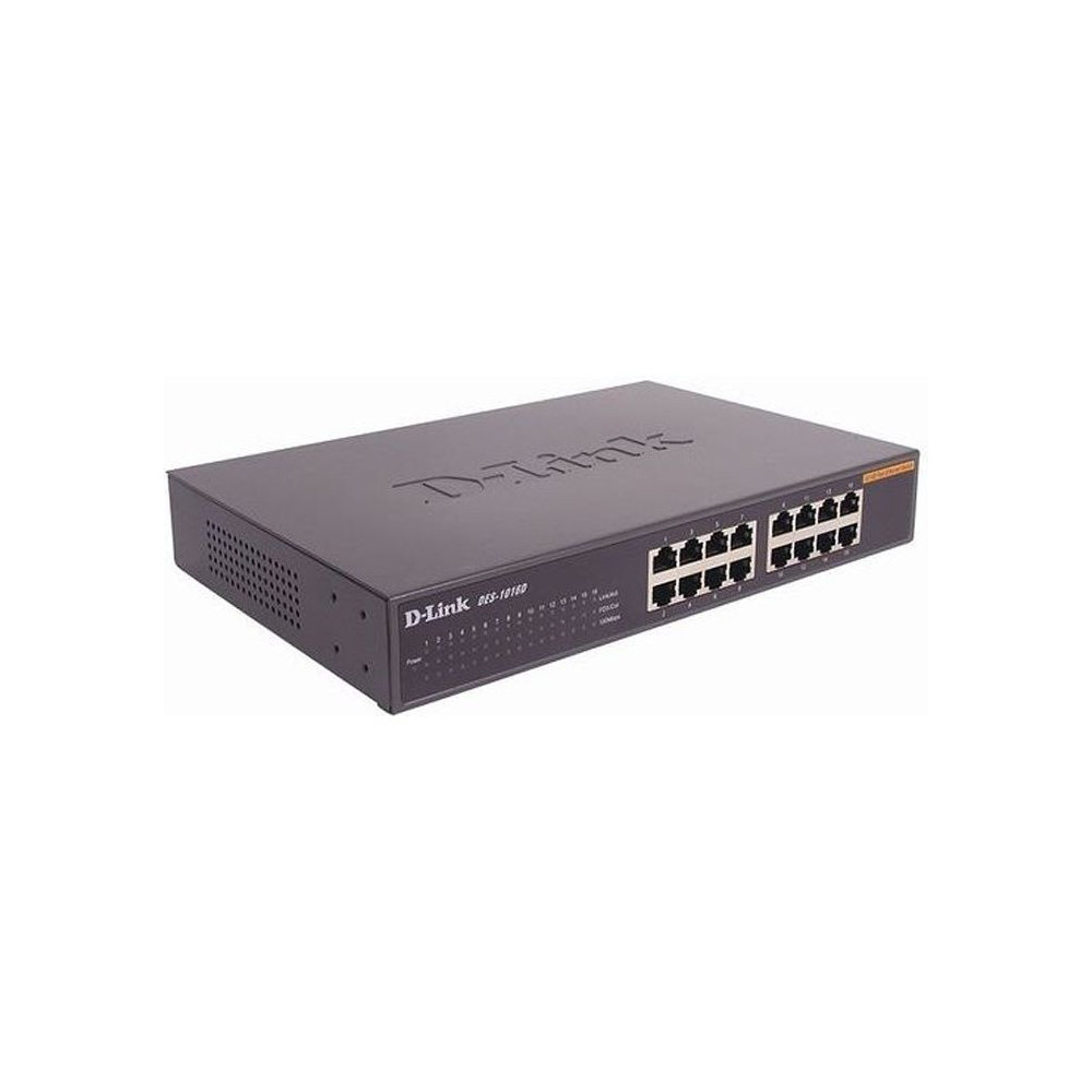 D-Link Switch 16 ports 10/100 Mbps - DES-1016D
