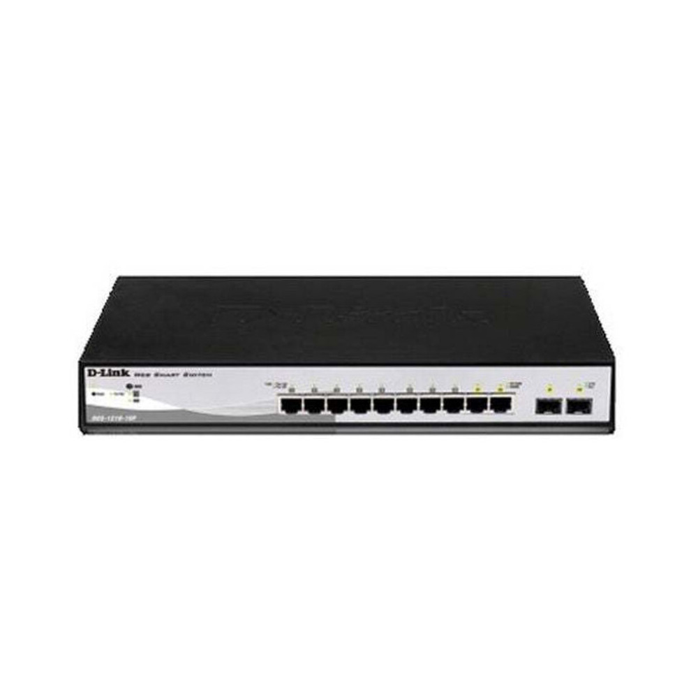 D-link Dgs-1210-10p Géré L2 Gigabit Ethernet (10/100/1000) Connexion Ethernet, Supportant L'Alimentation Via Ce Port (poe) 1u No