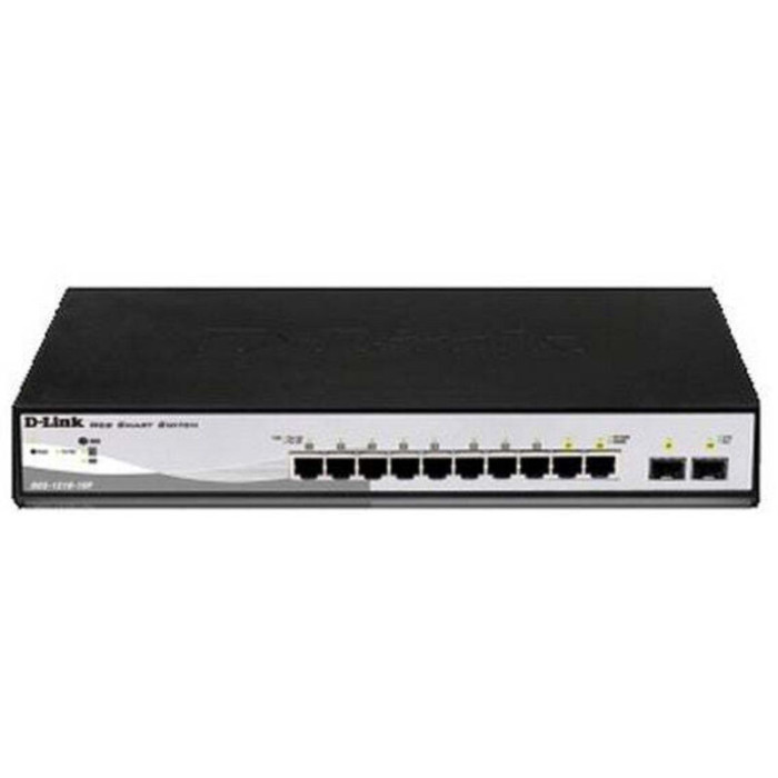 D-link Dgs-1210-10p Géré L2 Gigabit Ethernet (10/100/1000) Connexion Ethernet, Supportant L'Alimentation Via Ce Port (poe) 1u No