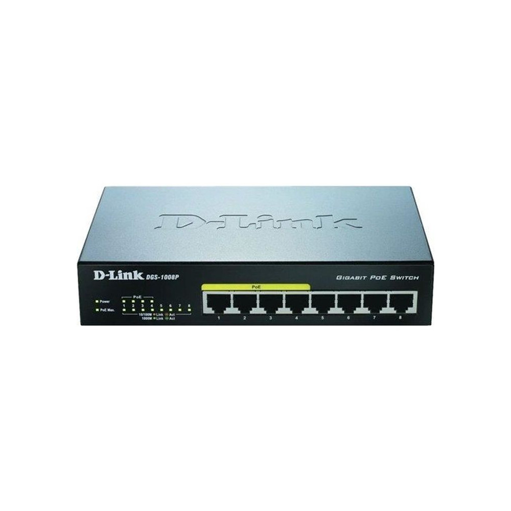 D-Link DGS-1008P - Switch Gigabit 8 ports