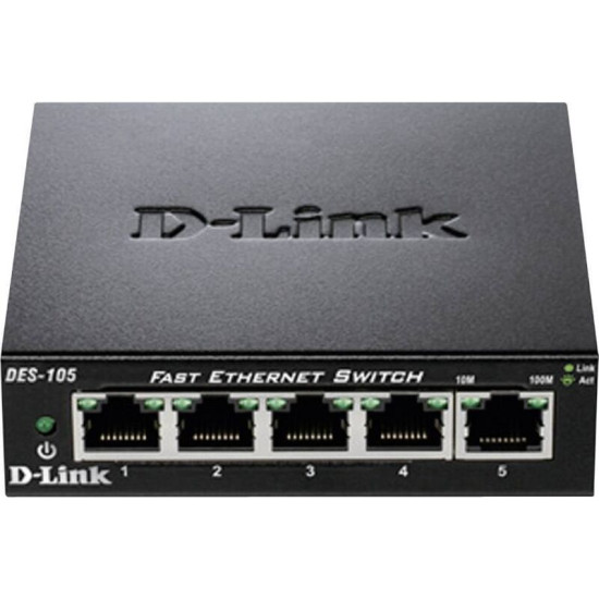 D-link DES-105 Switch 5 Ports - Performance Fiable