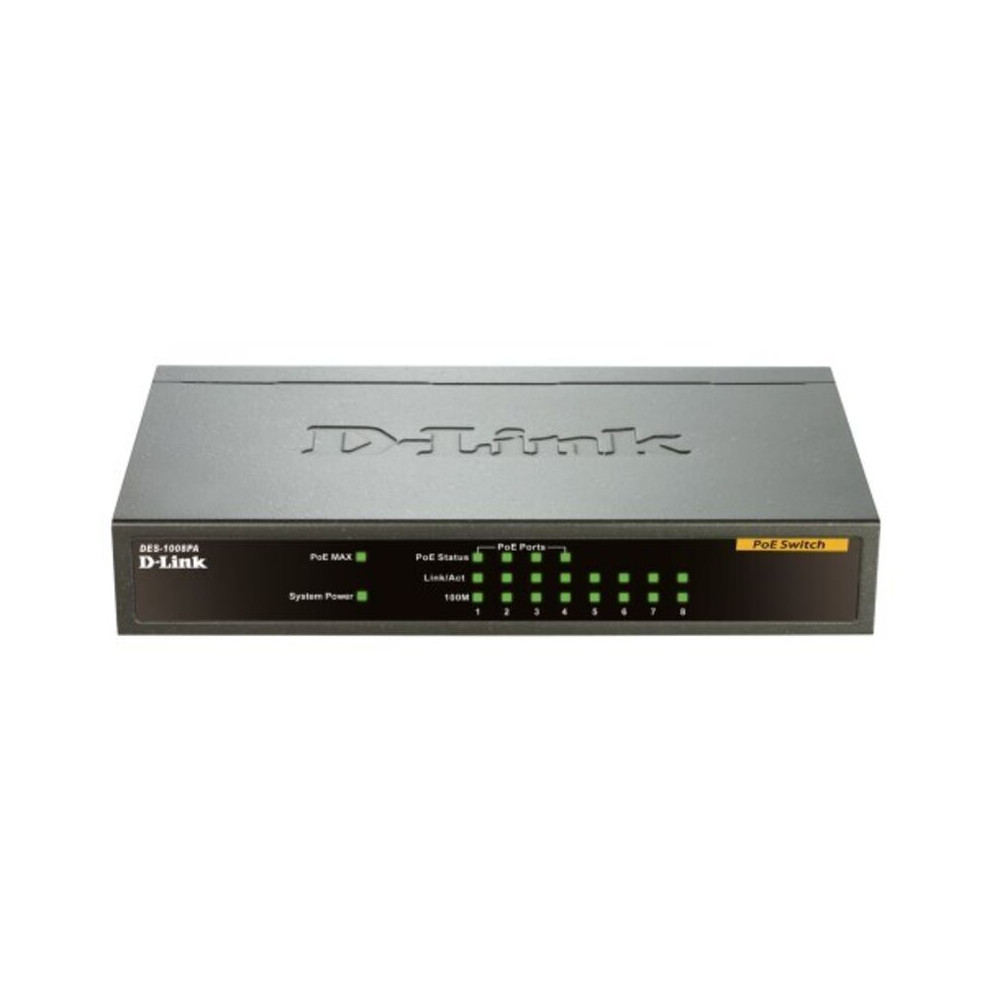 Dlink Switch Réseau 8 Ports PoE - DES-1008PA