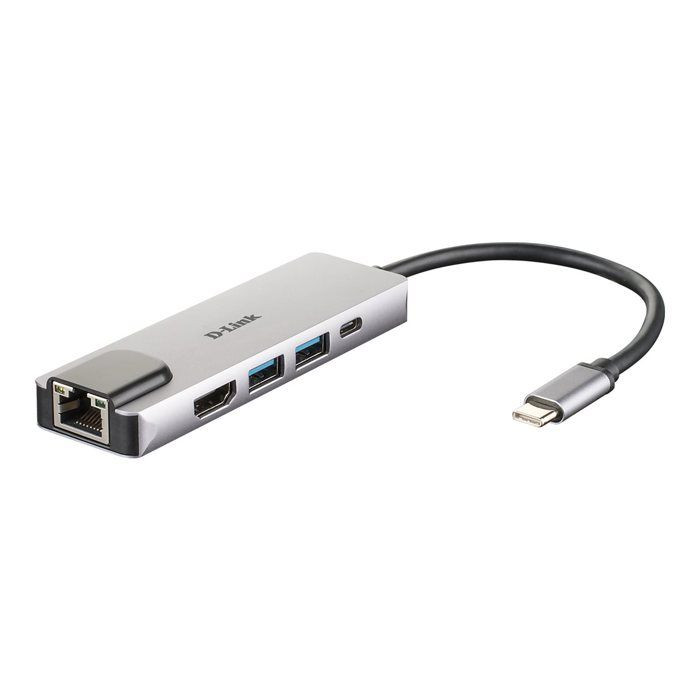 Hub USB-C 5-en-1 D-Link DUB-M520 - HDMI 4K