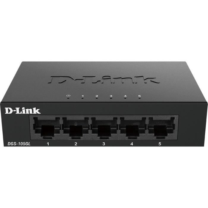 Switch 5 ports Gigabit DLINK - DGS-105GLE