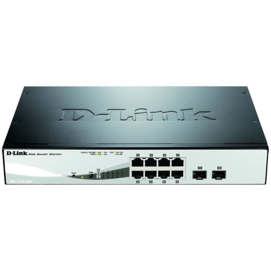 Switch Réseau Rj45/sfp D-link Dgs-1210-08p/e 8+2 Ports 20 Gbit/s Fonction Poe X596902