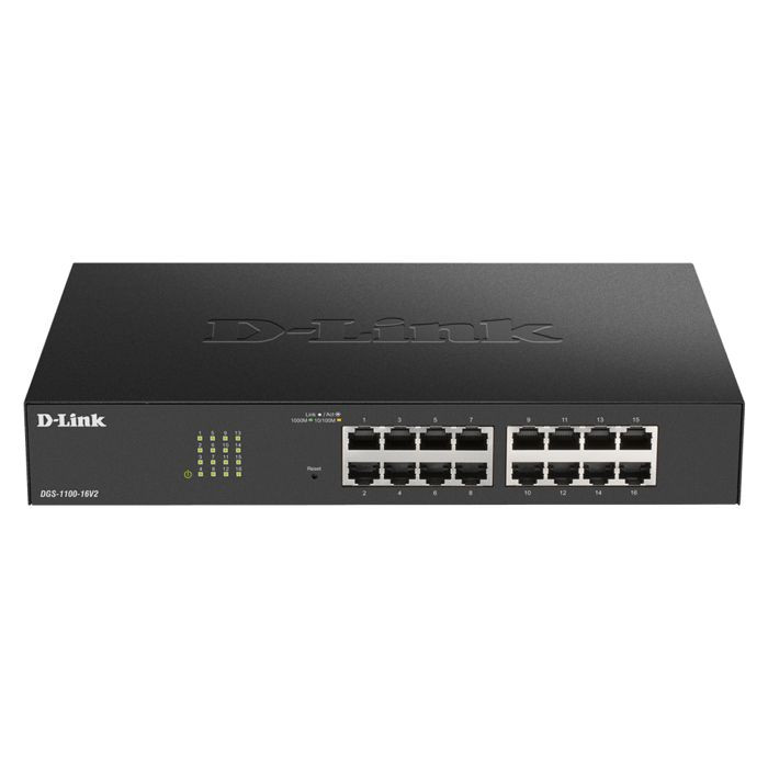 Switch réseau - D-Link - DGS-1100-24PV2/E - 24 ports Gigabit - PoE - 48 Gbps