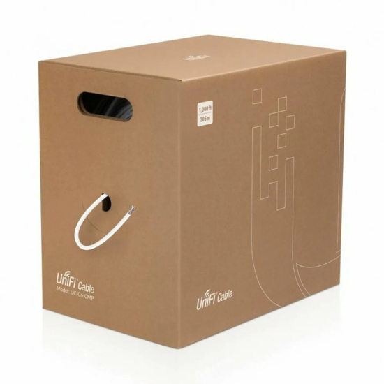Ubiquiti Câble Réseau UTP Cat6 - 305 m - Blanc