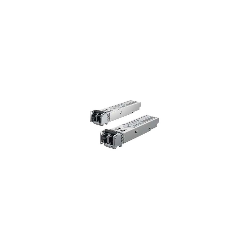 UACC-OM-MM-1G-D - Module transmetteur SFP (mini-GBIC) - 1GbE - LC multi-mode - jusqu'à 550 m - 850 nm (pack de 2)