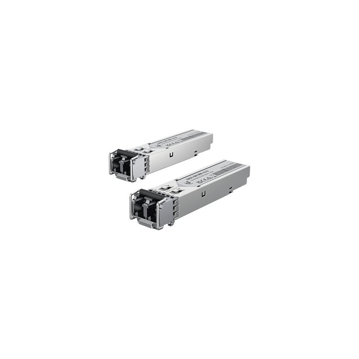 UACC-OM-MM-1G-D - Module transmetteur SFP (mini-GBIC) - 1GbE - LC multi-mode - jusqu'à 550 m - 850 nm (pack de 2)