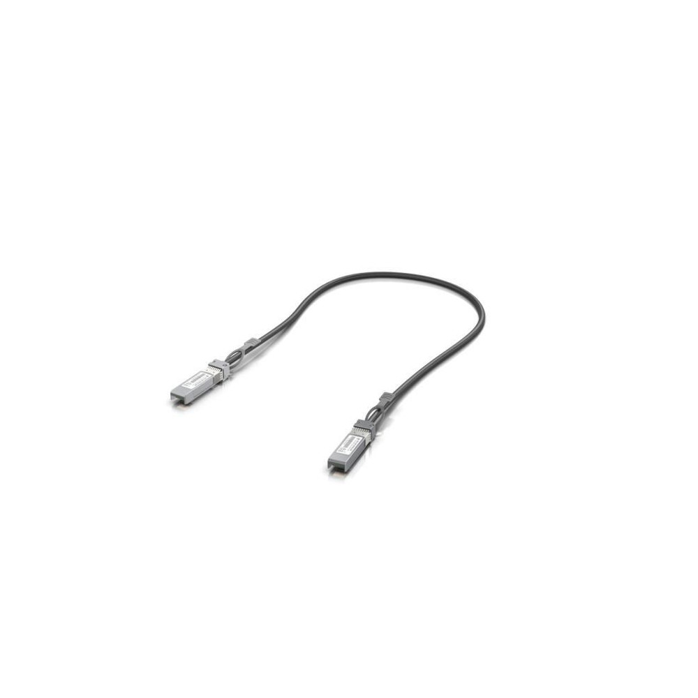 Câble Réseau SFP+ - UBIQUITI - 50 cm - Couleur Noir - SFP+ x 2 - Cordon de raccordement