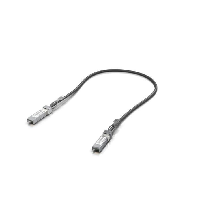 Câble Réseau SFP+ - UBIQUITI - 50 cm - Couleur Noir - SFP+ x 2 - Cordon de raccordement