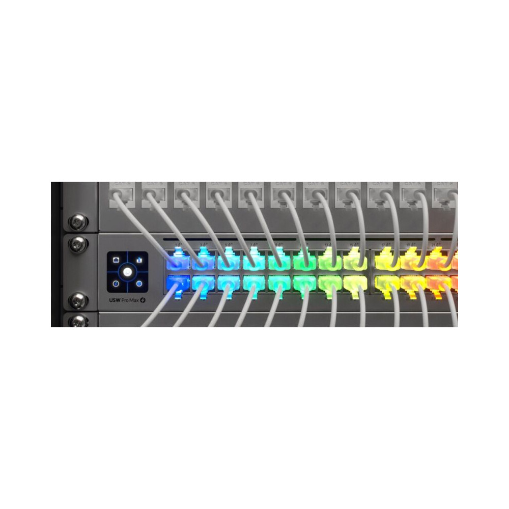 Câble Réseau Ubiquiti Uacc-cable-patch-el-0,15 Mw-24 Translucide, Blanc Cat6