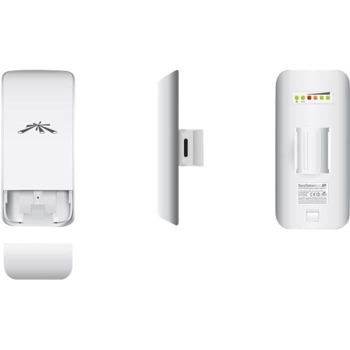 Borne daccès sans fil - UBIQUITI - NanoStation loco M5 - 5 GHz - 150+ Mbps - AES
