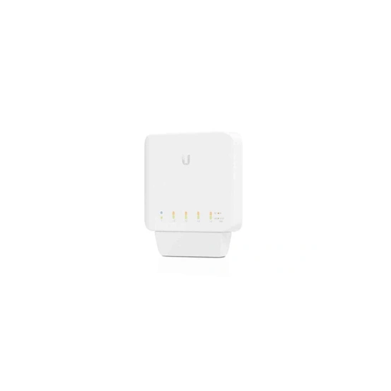 UniFi Switch USW-FLEX - Commutateur - Géré - 4 x 10/100/1000 (PoE) + 1 x 10/100/1000 (PoE++) - fixation murale, montable sur tri