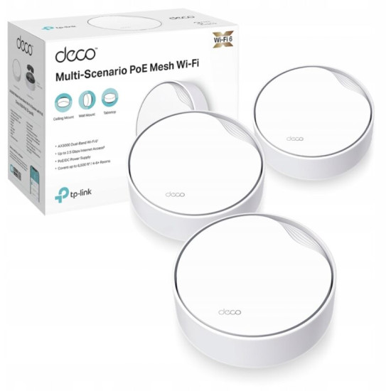 Tp-link - Système Wifi 6 Maillé Pour Toute La Maison Ax3000 Avec Poe