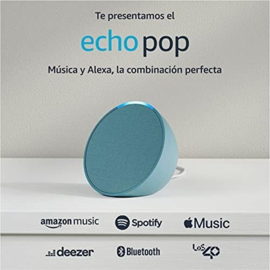 Echo Pop Smart Speaker Midnight Teal - Amazon