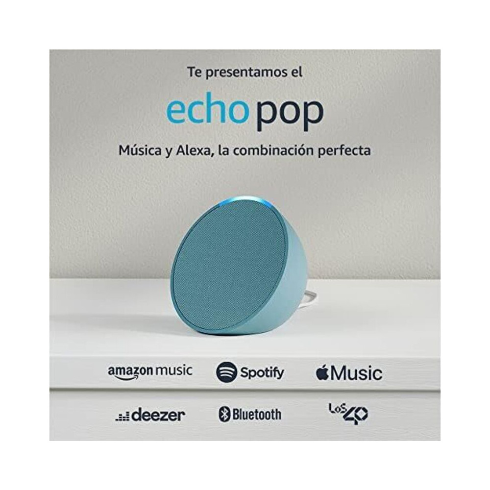 Echo Pop Smart Speaker Midnight Teal - Amazon