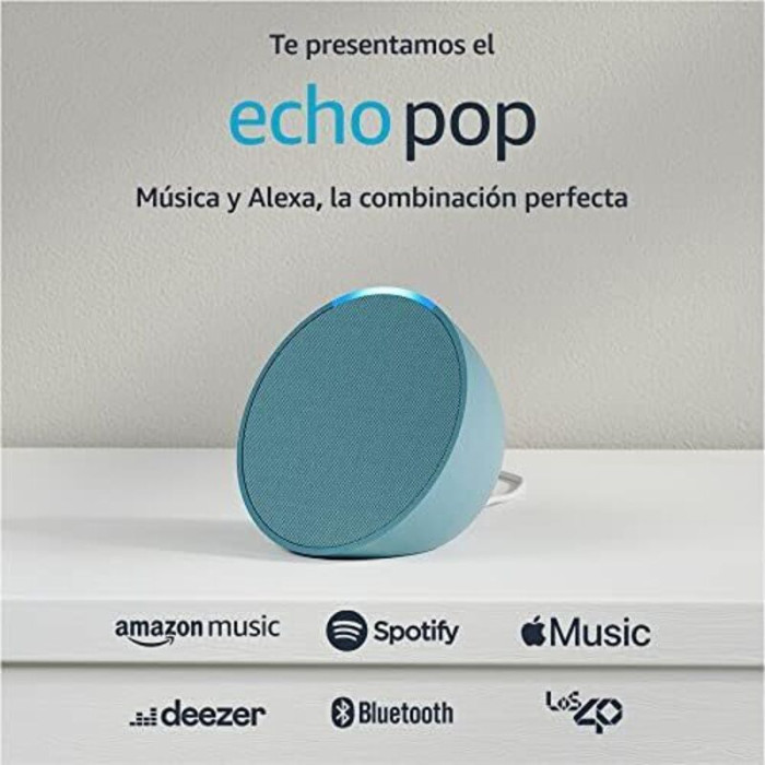 Echo Pop Smart Speaker Midnight Teal - Amazon