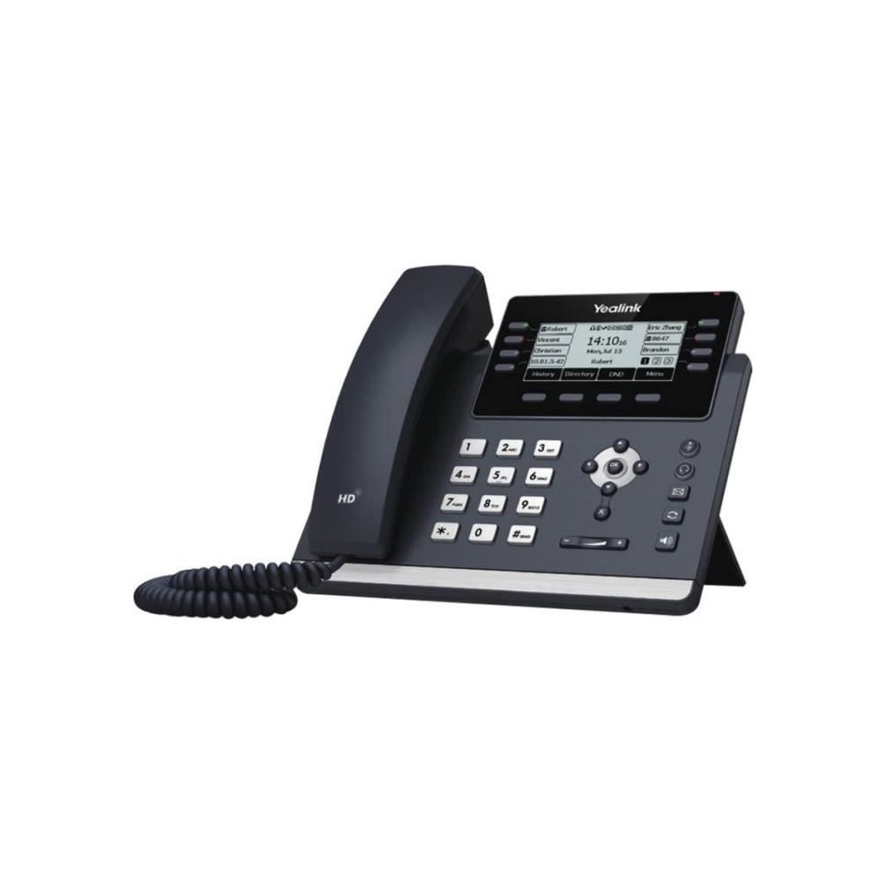 YEALINK SIP-T43U TÉLÉPHONE IP FILAIRE GRIS