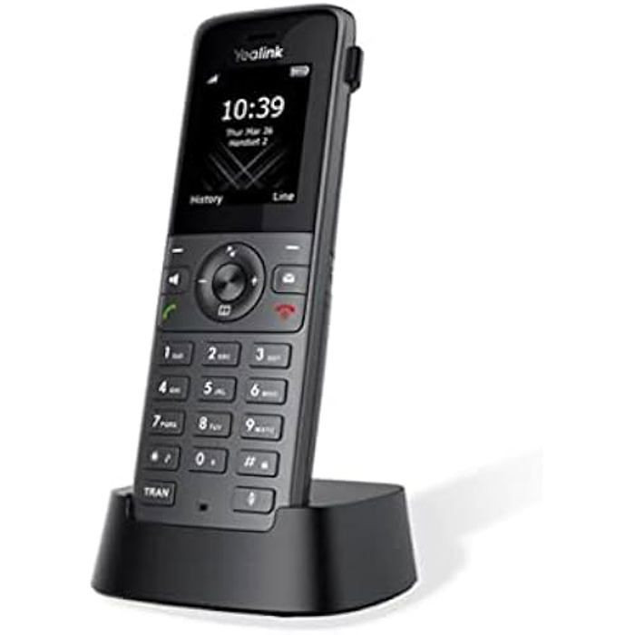 Téléphone sans fil - YEALINK - W73H - Identification de lappelant - Mains libres - Couleur rouge