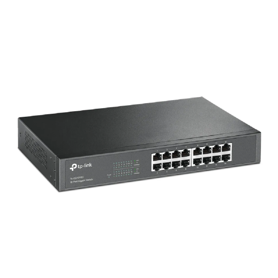 TP-Link TL-SG1016D Commutateur Noir - 16 Ports Gigabit