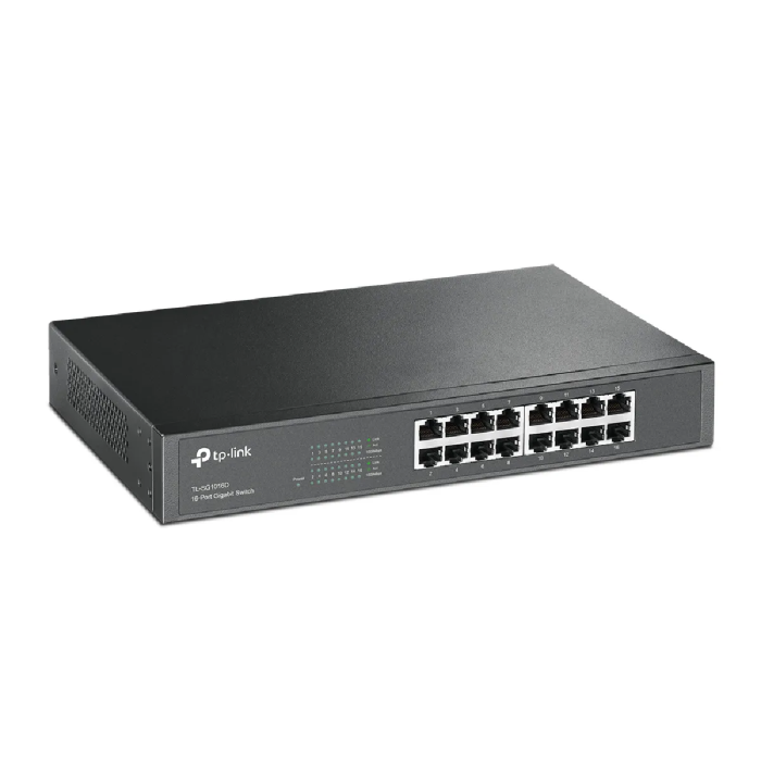 TP-Link TL-SG1016D Commutateur Noir - 16 Ports Gigabit