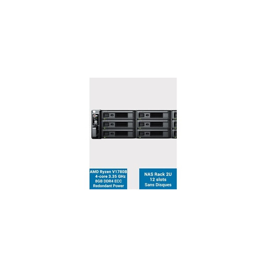 RackStation RS2423RP+ - Serveur NAS 12 Baies