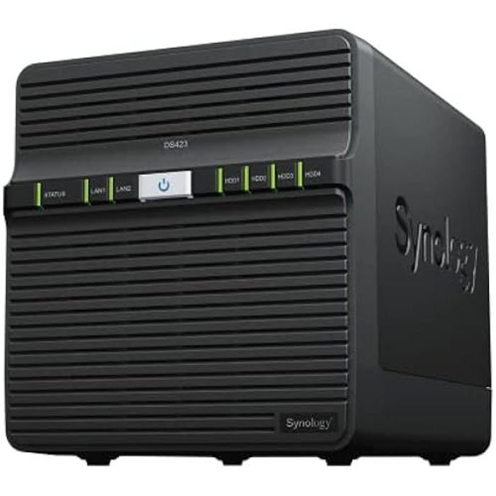 NAS domestique SYNOLOGY DS423 - 4 baies métal