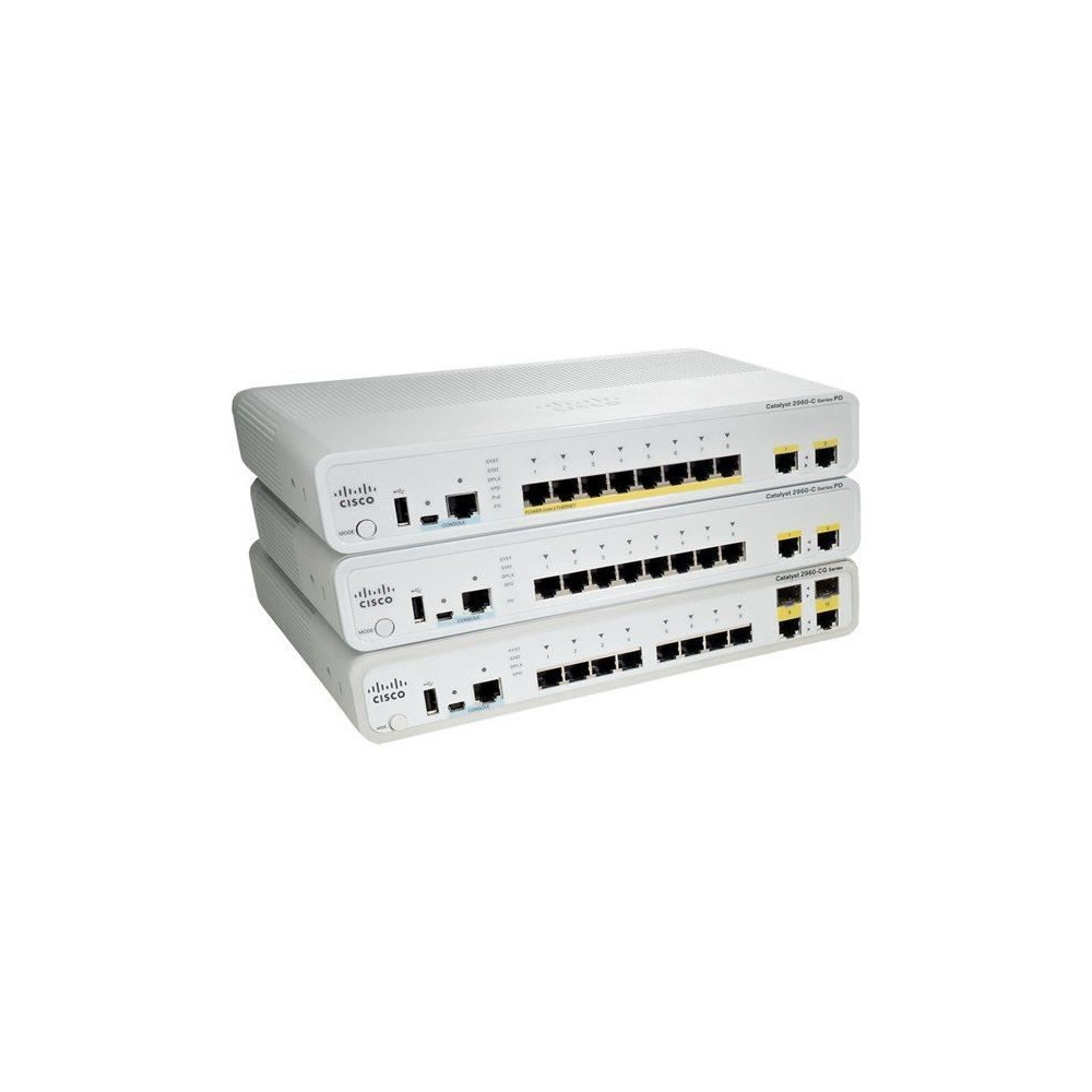 CISCO WS-C2960CPD-8TT-L - Commutateur Compact