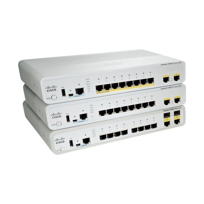 CISCO WS-C2960CPD-8TT-L - Commutateur Compact