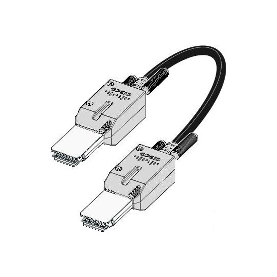 Câble InfiniBand Cisco STACK-T2-50CM - 0,5 m Noir