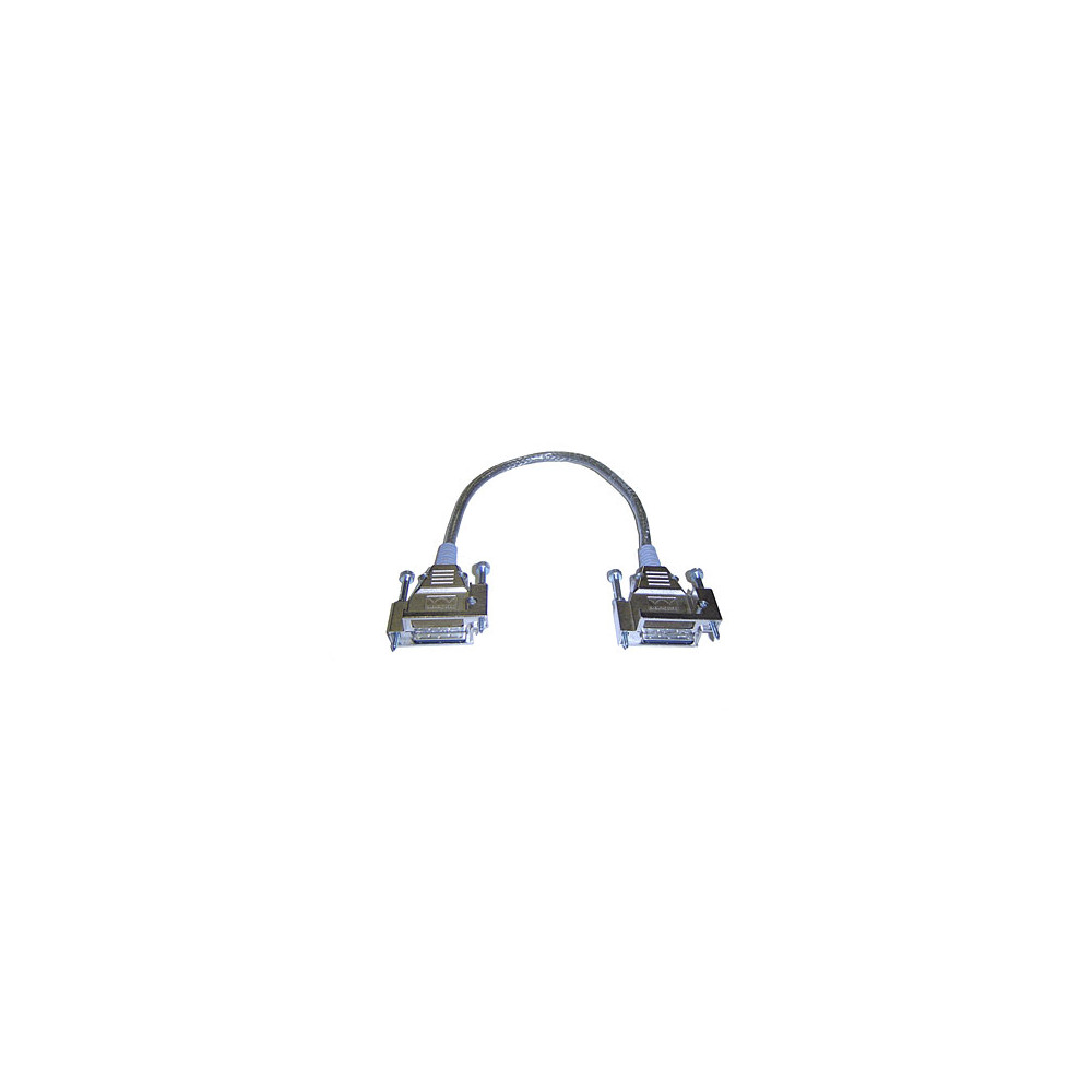 Cisco 3750X Stack, Refurbished câble InfiniBand et à fibres optiques 0,3 m Noir - Neuf