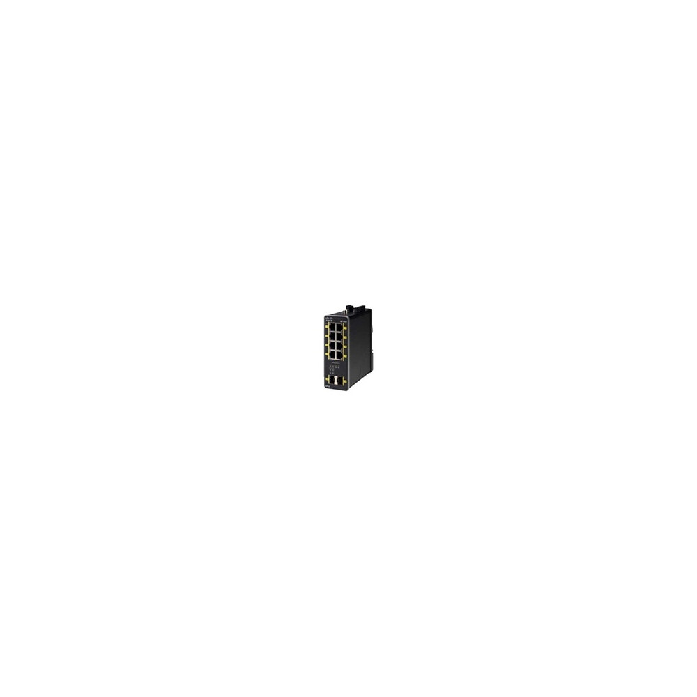 Industrial Ethernet 1000 Series - Commutateur - Géré - 8 x 10/100/1000 (PoE+) + 2 x 1000 Base-X SFP (liaison montante) - Montage