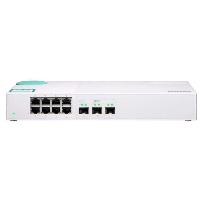 QNAP QSW-308S commutateur réseau Non-géré Gigabit Ethernet (10/100/1000) Blanc - Neuf