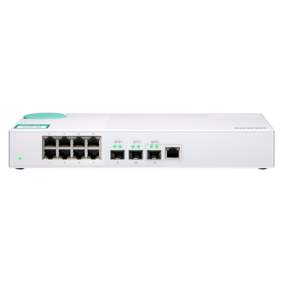 QNAP QSW-308-1C commutateur réseau Non-géré Gigabit Ethernet (10/100/1000) Blanc - Neuf