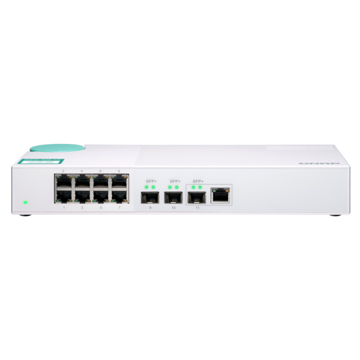 QNAP QSW-308-1C commutateur réseau Non-géré Gigabit Ethernet (10/100/1000) Blanc - Neuf