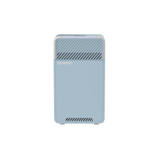 QNAP QMiro-201W routeur sans fil Gigabit Ethernet Bi-bande (2,4 GHz / 5 GHz) Bleu - Neuf