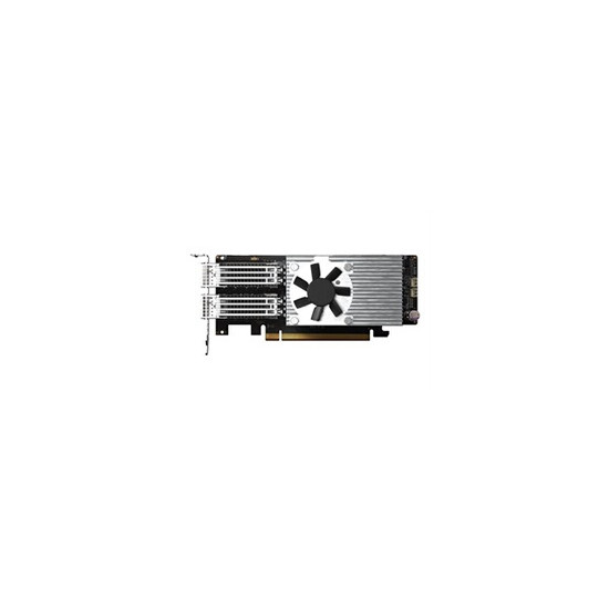 QXG-100G2SF-E810 - Adaptateur réseau - PCIe 4.0 x16 profil bas - 100 Gigabit QSFP28 x 2 - pour QNAP TS-H2490FU