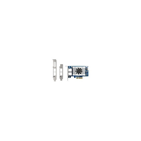 QXG-10G2T-X710 - Adaptateur réseau - PCIe 3.0 x4 profil bas - 10Gb Ethernet x 2 - pour QNAP QSW-1208-8C, QSW-M2108-2C